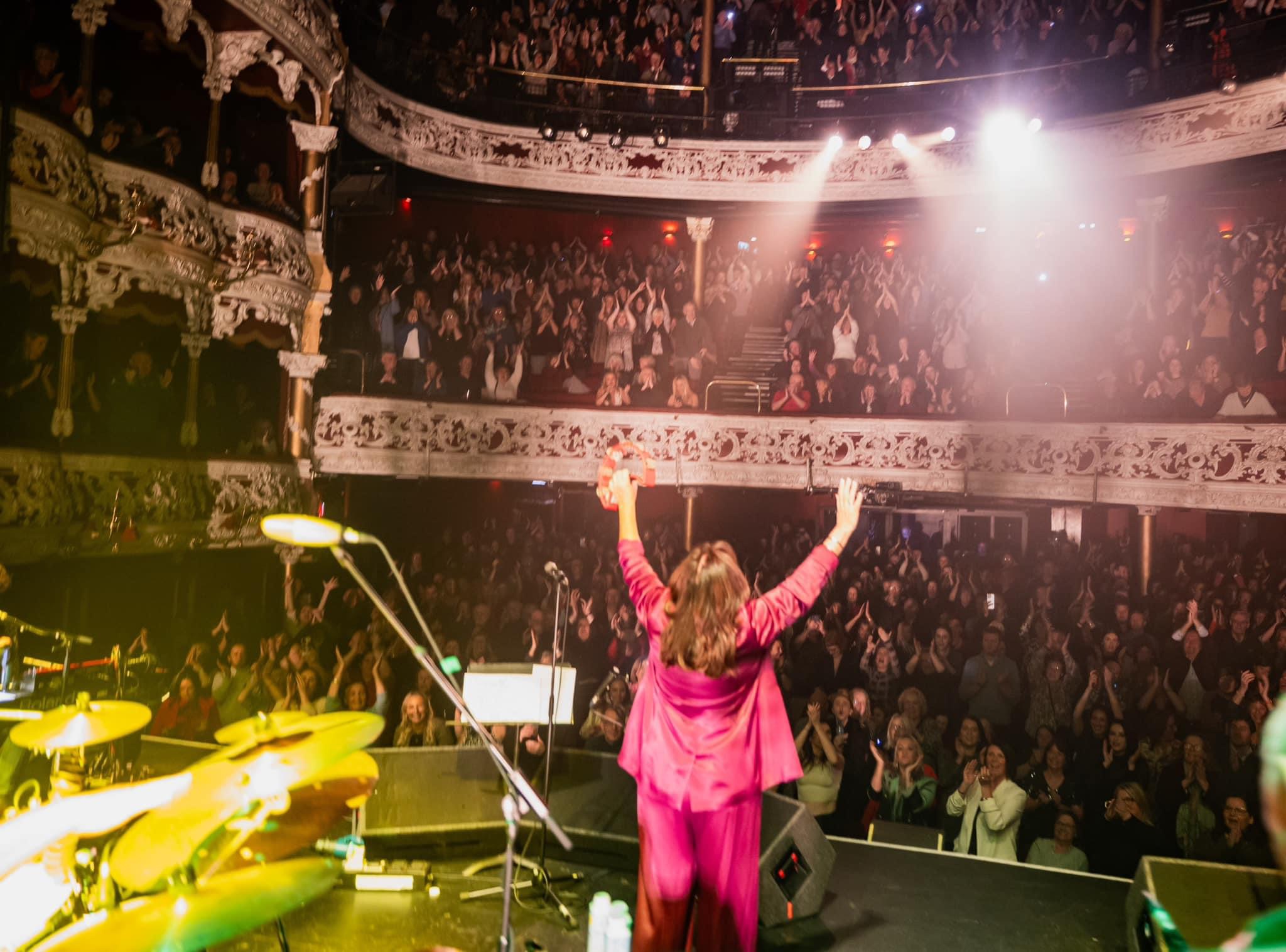 Mary Black on stage.