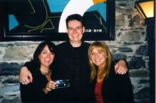 With Mark van Setten and Frances Black